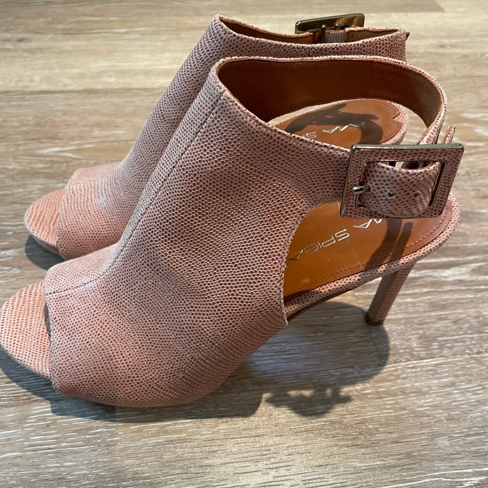 Via Spiga Peep Toe Ankle Boot size 7